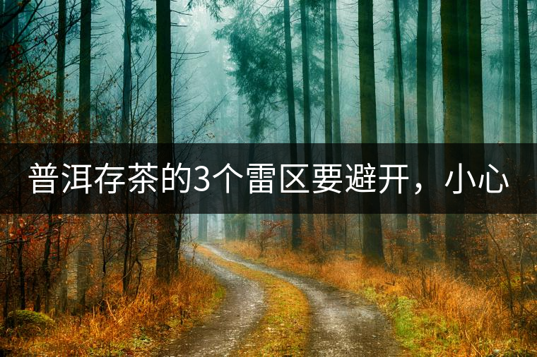 普洱存茶的3個雷區(qū)要避開，小心你的寶貝茶！