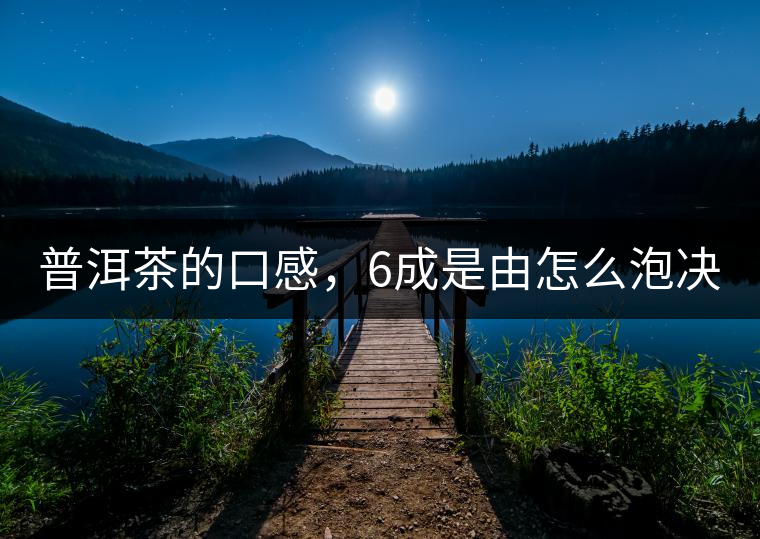 普洱茶的口感，6成是由怎么泡決定的！