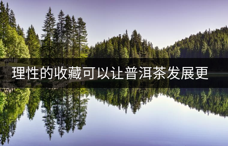理性的收藏可以讓普洱茶發(fā)展更健康 理性的收藏可以讓普洱茶發(fā)展更健康