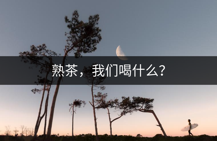 熟茶，我們喝什么？