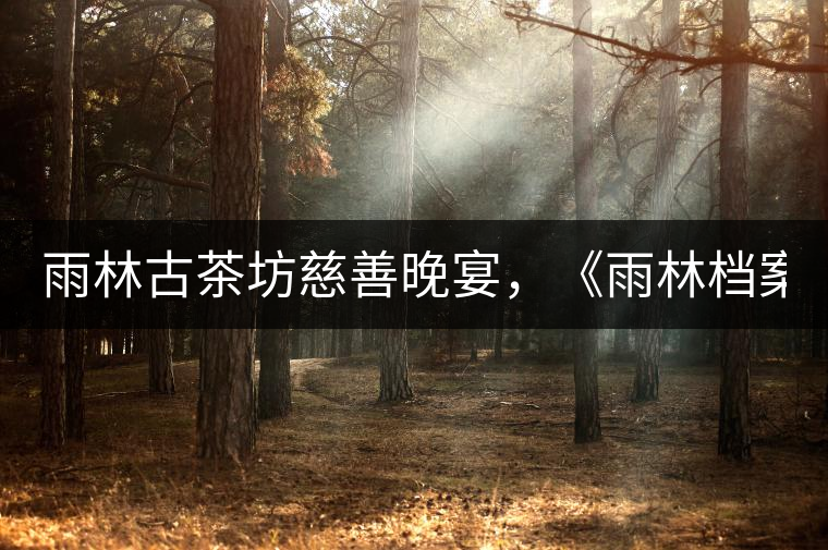 雨林古茶坊慈善晚宴，《雨林檔案·曼松》拍出106萬！