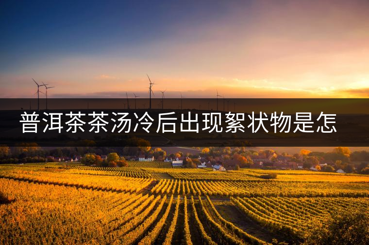 普洱茶茶湯冷后出現(xiàn)絮狀物是怎么回事？