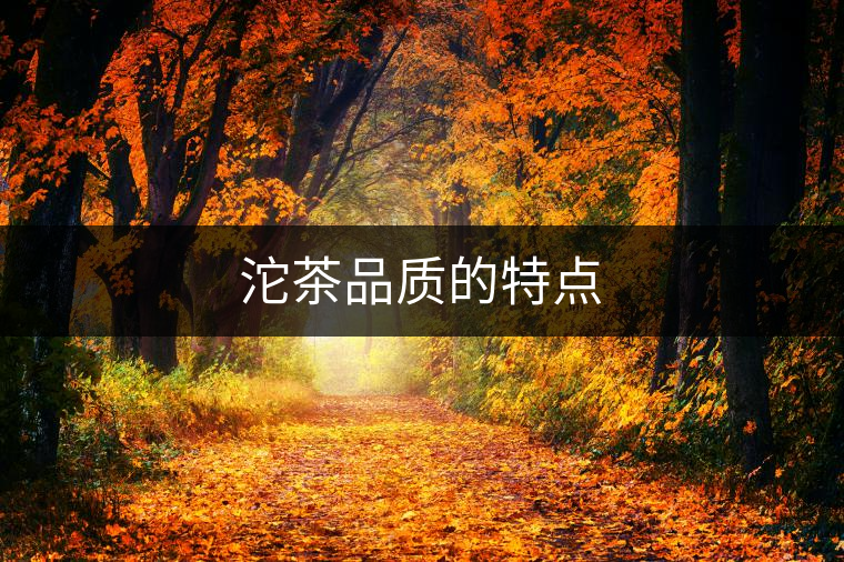 沱茶品質(zhì)的特點