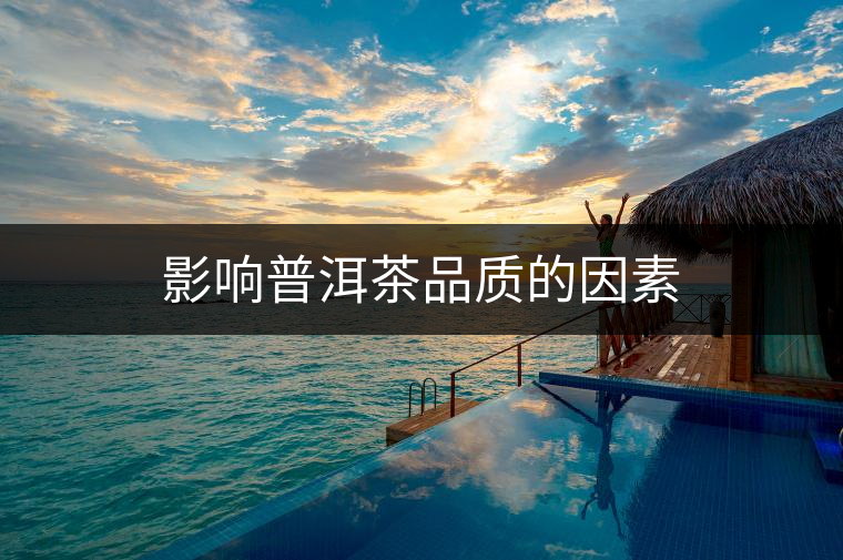 影響普洱茶品質的因素