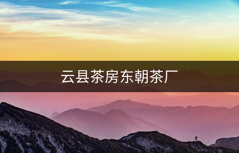 云縣茶房東朝茶廠