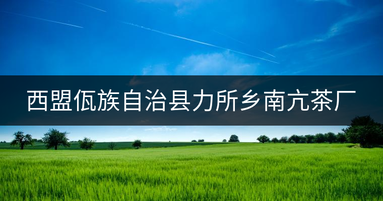 西盟佤族自治縣力所鄉(xiāng)南亢茶廠 西盟佤族自治縣力所鄉(xiāng)南亢茶廠