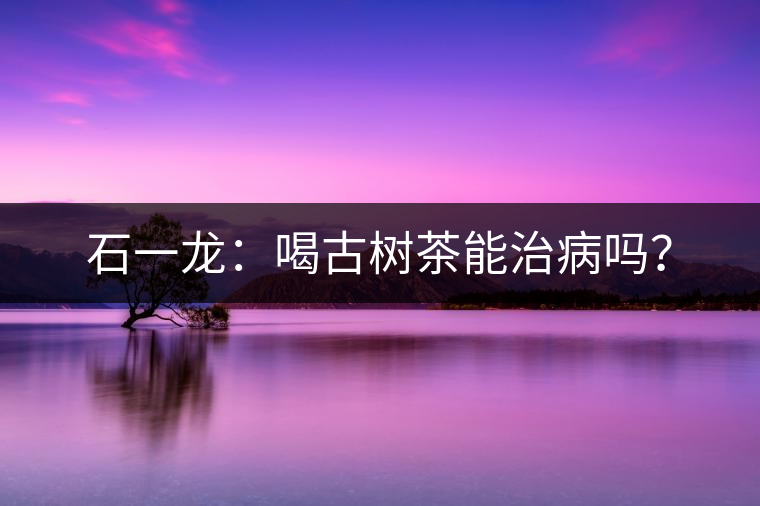 石一龍：喝古樹(shù)茶能治病嗎？