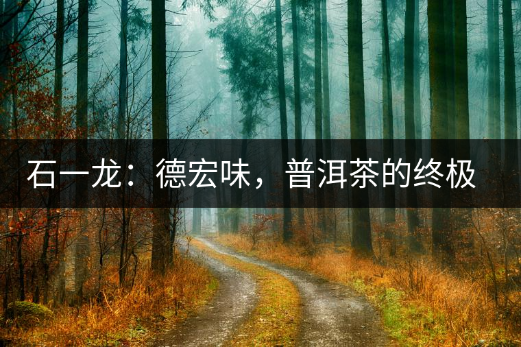 石一龍：德宏味，普洱茶的終極意境