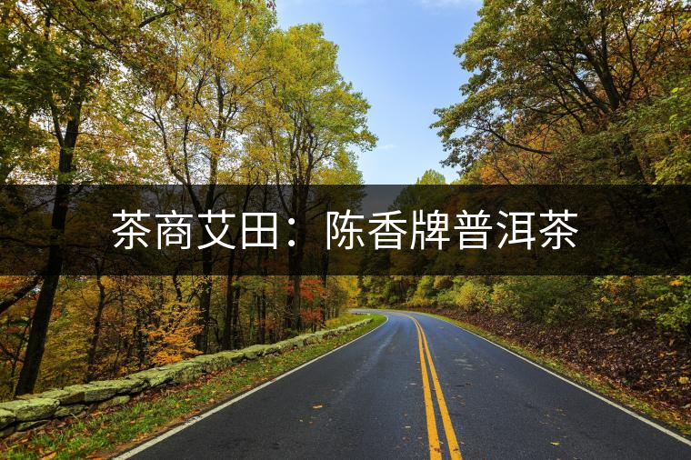 茶商艾田:陳香牌普洱茶 茶商艾田:陳香牌普洱茶