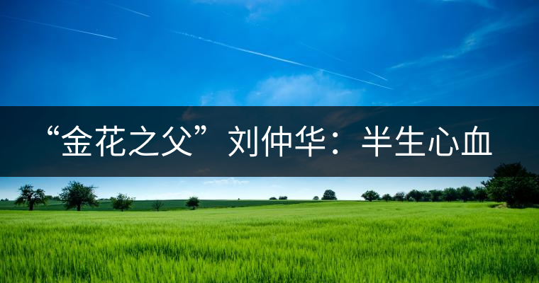 “金花之父”劉仲華：半生心血，一款好茶