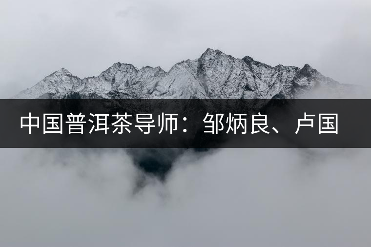 中國普洱茶導師：鄒炳良、盧國齡