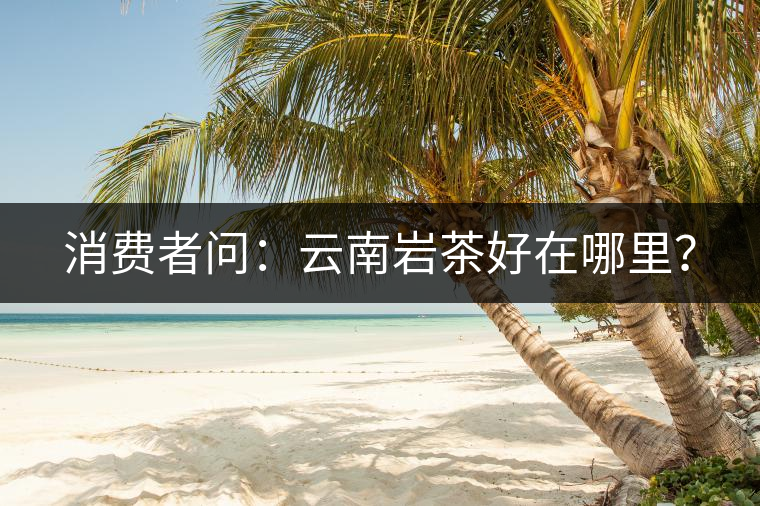 消費者問：云南巖茶好在哪里？