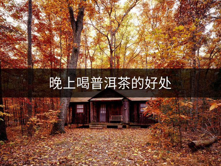晚上喝普洱茶的好處