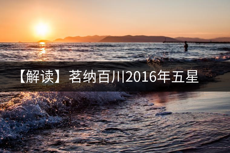 【解讀】茗納百川2016年五星刮風(fēng)寨（生茶）