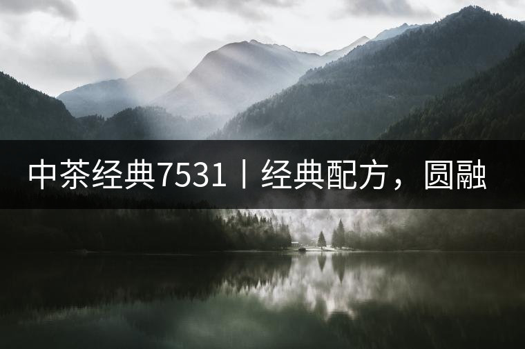 中茶經(jīng)典7531丨經(jīng)典配方，圓融自在