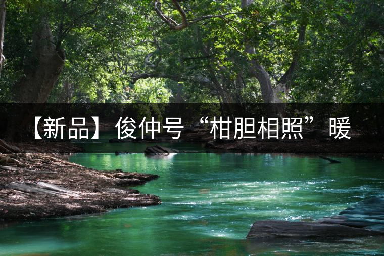 【新品】俊仲號“柑膽相照”暖心來襲！