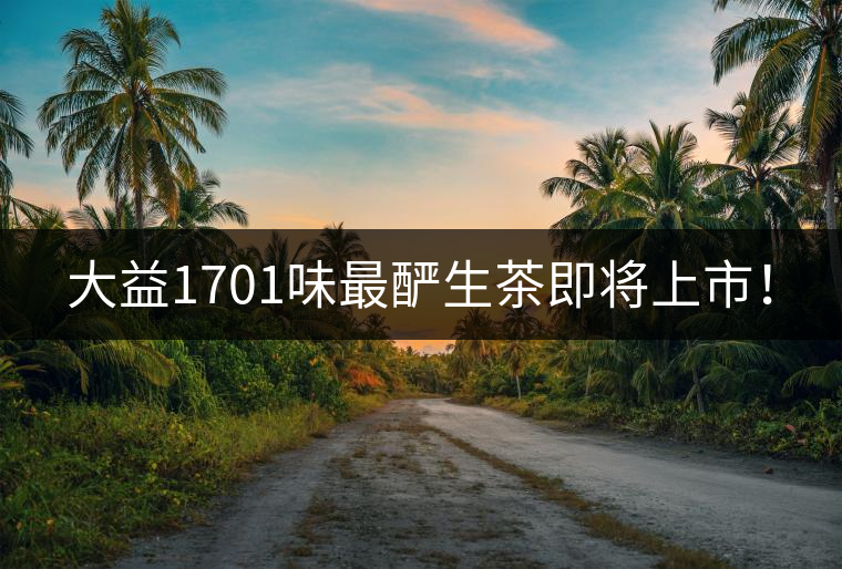 大益1701味最釅生茶即將上市！