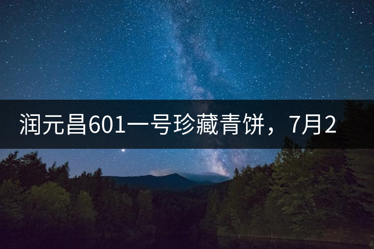 潤(rùn)元昌601一號(hào)珍藏青餅，7月28日清涼上市