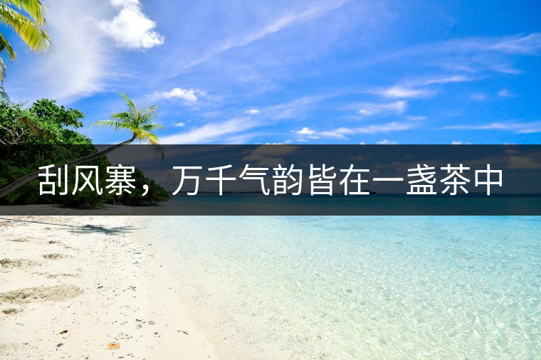 刮風(fēng)寨，萬千氣韻皆在一盞茶中
