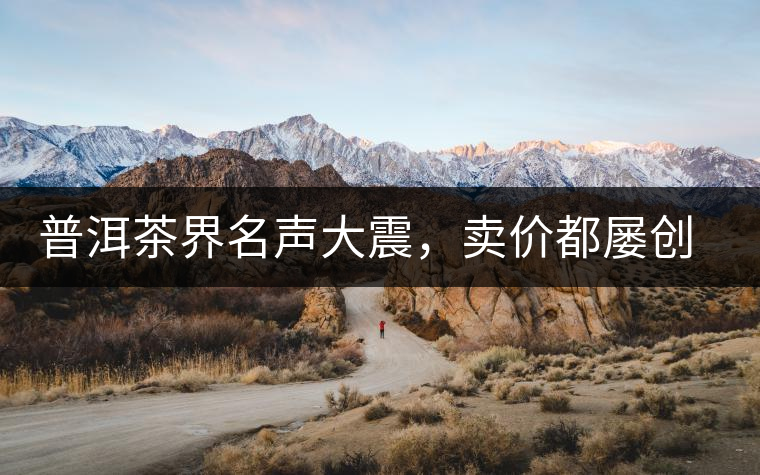 普洱茶界名聲大震，賣價(jià)都屢創(chuàng)新高竟然是它