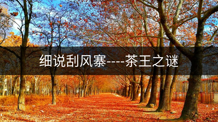 細(xì)說(shuō)刮風(fēng)寨----茶王之謎
