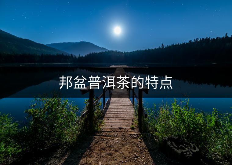 邦盆普洱茶的特點 邦盆普洱茶的特點