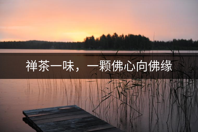 禪茶一味，一顆佛心向佛緣