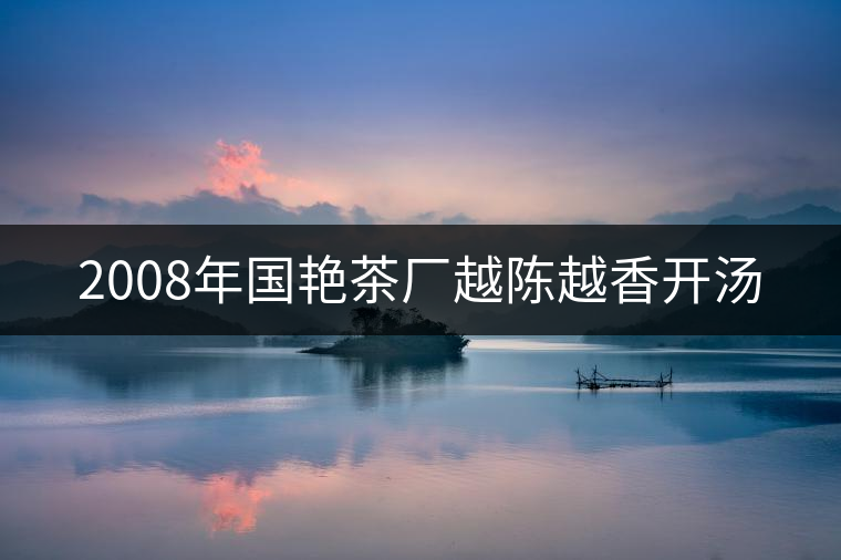 2008年國艷茶廠越陳越香開湯