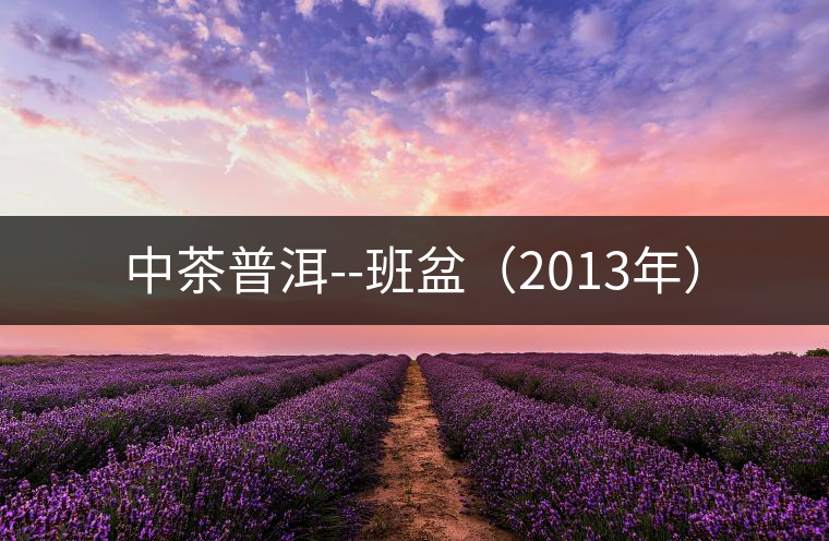 中茶普洱--班盆（2013年）
