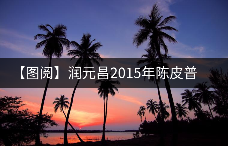 【圖閱】潤(rùn)元昌2015年陳皮普洱開湯 【圖閱】潤(rùn)元昌2015年陳皮普洱開湯