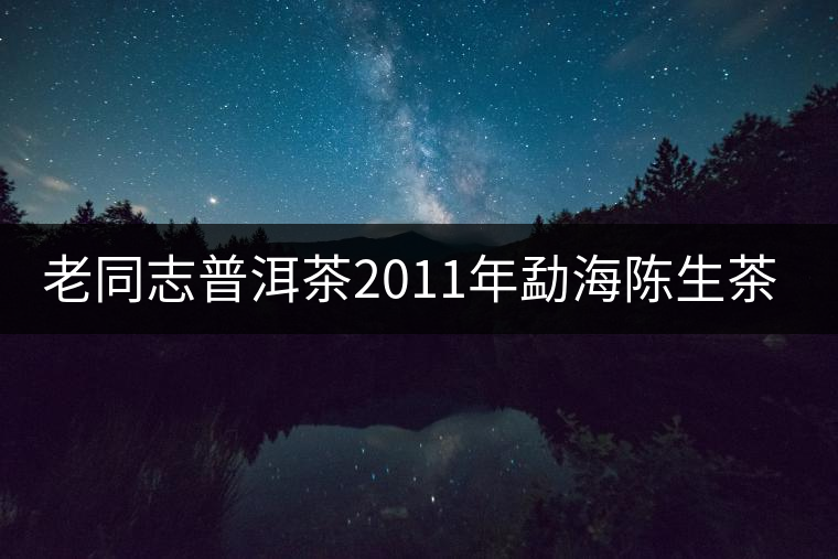 老同志普洱茶2011年勐海陳生茶餅開湯