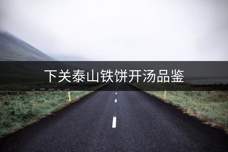 下關(guān)泰山鐵餅開(kāi)湯品鑒 下關(guān)泰山鐵餅開(kāi)湯品鑒