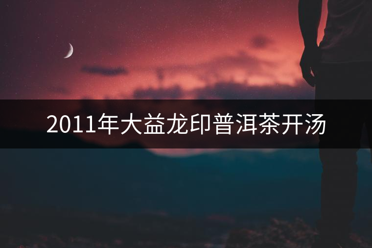 2011年大益龍印普洱茶開湯