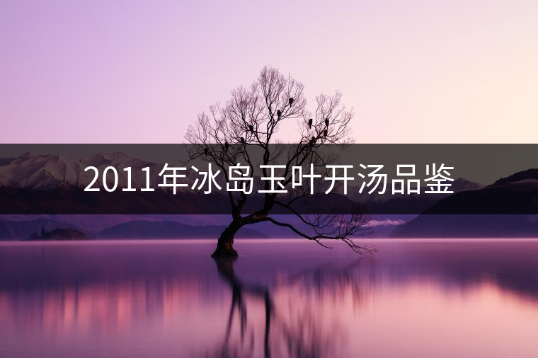 2011年冰島玉葉開(kāi)湯品鑒 2011年冰島玉葉開(kāi)湯品鑒