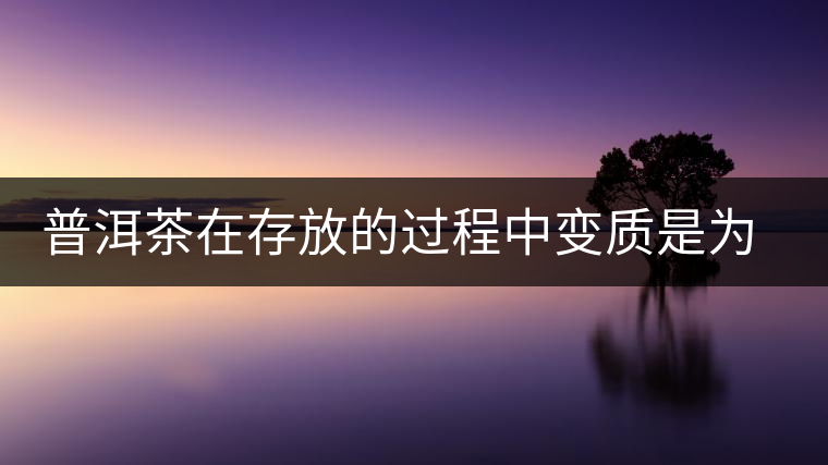 普洱茶在存放的過(guò)程中變質(zhì)是為什么？