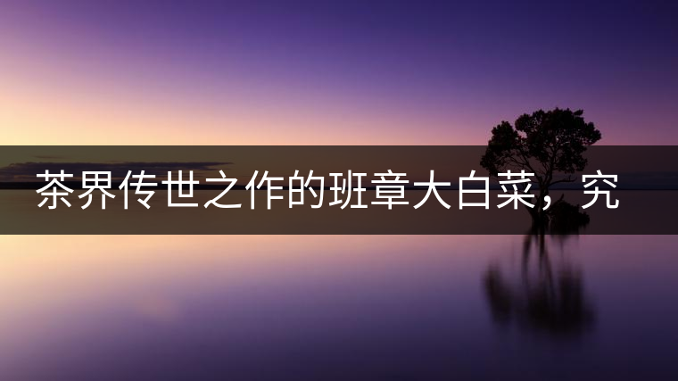 茶界傳世之作的班章大白菜，究竟有什么大來頭？