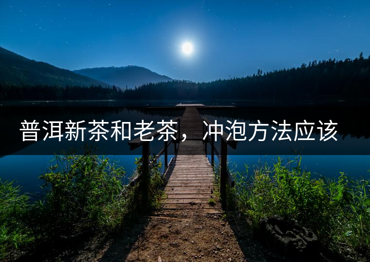 普洱新茶和老茶，沖泡方法應(yīng)該一樣嗎？