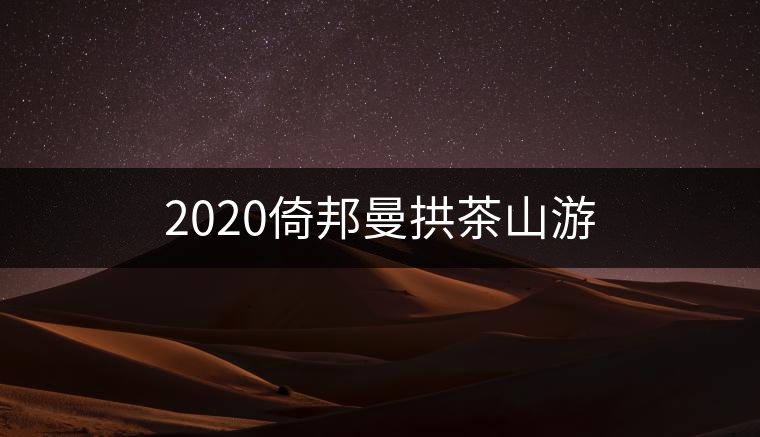2020倚邦曼拱茶山游