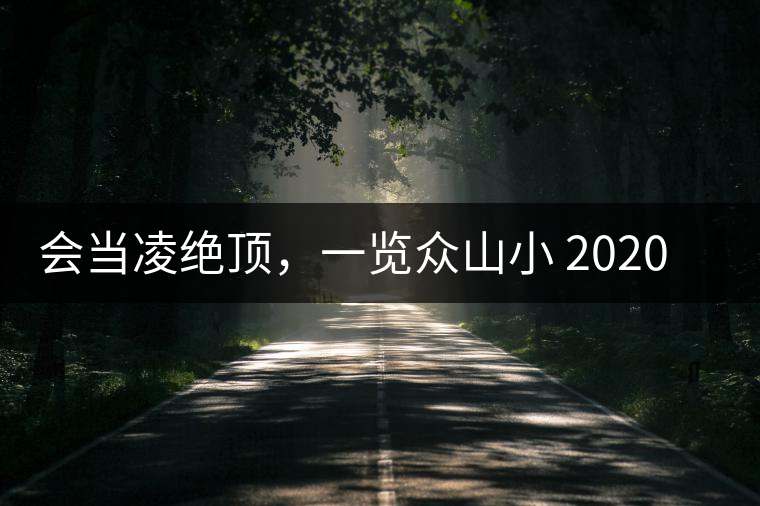 會當凌絕頂，一覽眾山小 2020年曼撒古茶山特點介紹