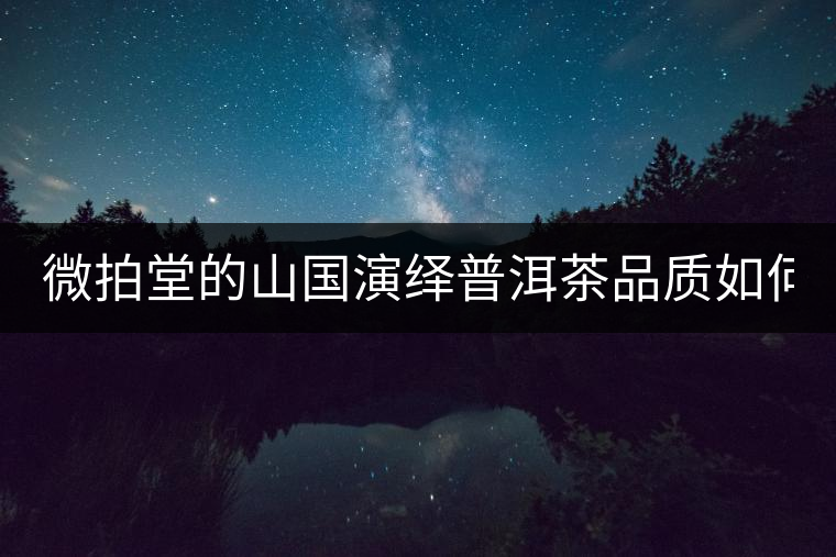 微拍堂的山國演繹普洱茶品質(zhì)如何？