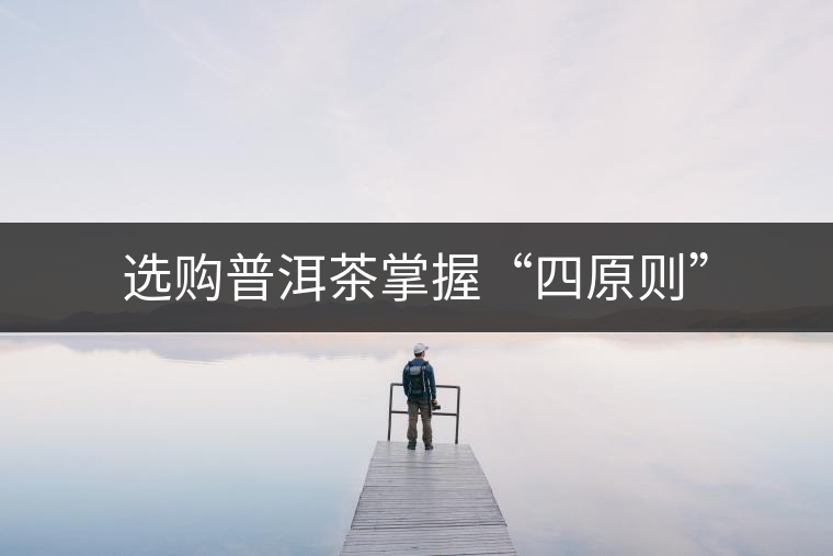 選購普洱茶掌握“四原則”