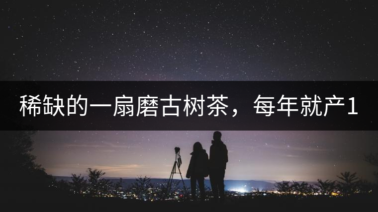 稀缺的一扇磨古樹茶，每年就產1000公斤