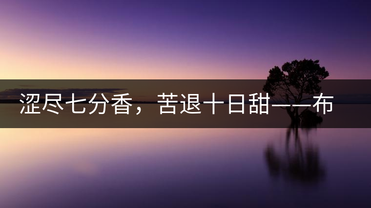 澀盡七分香，苦退十日甜——布朗山千年古寨曼新龍