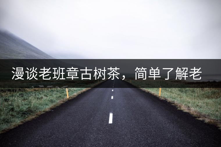 漫談老班章古樹茶，簡單了解老班章普洱茶
