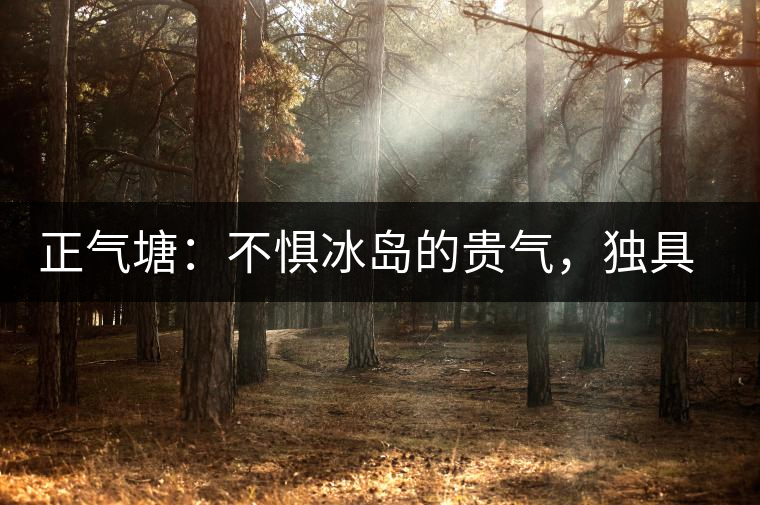 正氣塘：不懼冰島的貴氣，獨具冰島之魅力