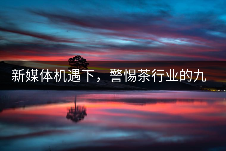 新媒體機(jī)遇下，警惕茶行業(yè)的九大危機(jī)