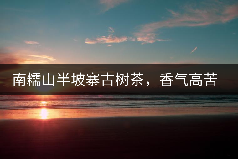 南糯山半坡寨古樹(shù)茶，香氣高苦味淡甜味重