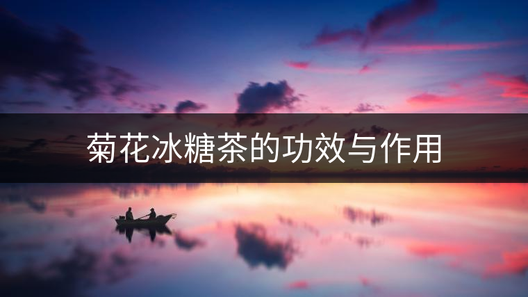 菊花冰糖茶的功效與作用