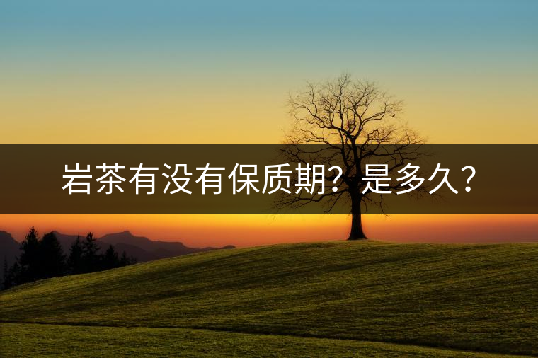 巖茶有沒有保質(zhì)期？是多久？