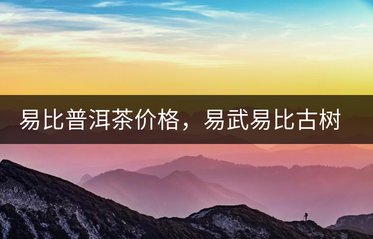 易比普洱茶價(jià)格，易武易比古樹茶多少錢？